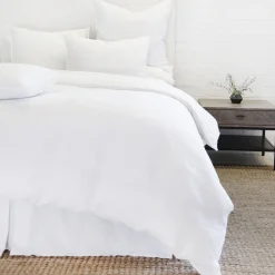 Blair Queen Duvet Cover, White^Be Home Best Sale