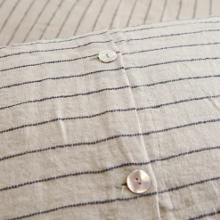 Blake Big Pillow, Flax & Midnight^Be Home Cheap