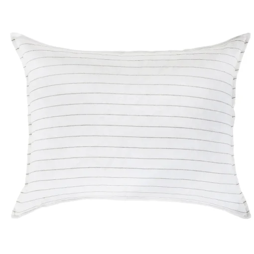 Blake Big Pillow, White & Natural^Be Home Sale