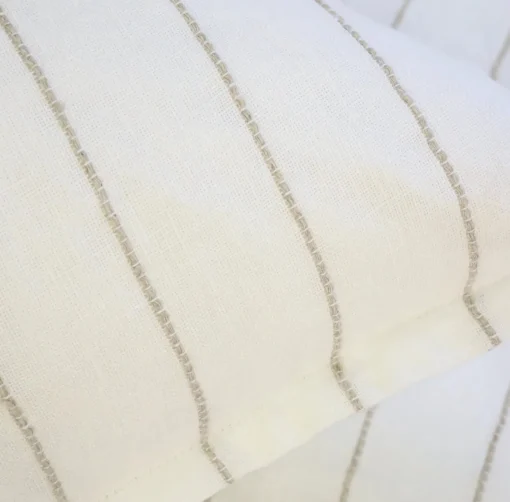 Blake Big Pillow, White & Natural^Be Home Sale