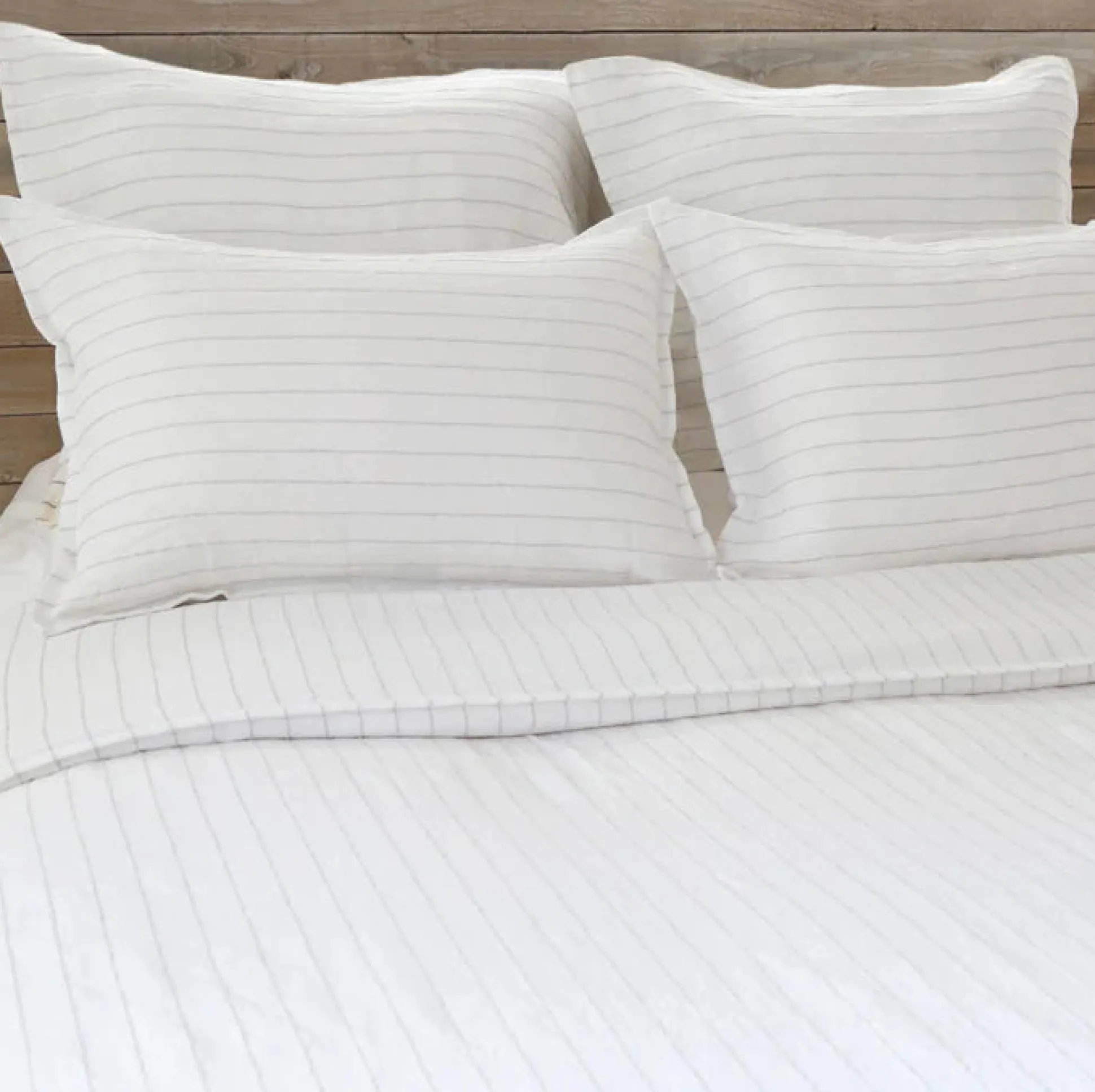 Blake Euro Sham, White & Ocean^Be Home Discount