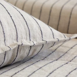 Blake King Duvet, Flax & Midnight^Be Home Hot