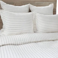 Blake King Sham, Cream & Grey^Be Home Shop