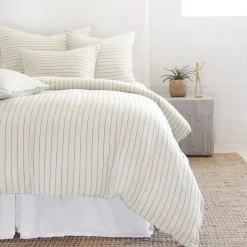 Blake King Sham, Cream & Grey^Be Home Shop