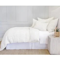 Blake King Sham, Cream & Grey^Be Home Shop