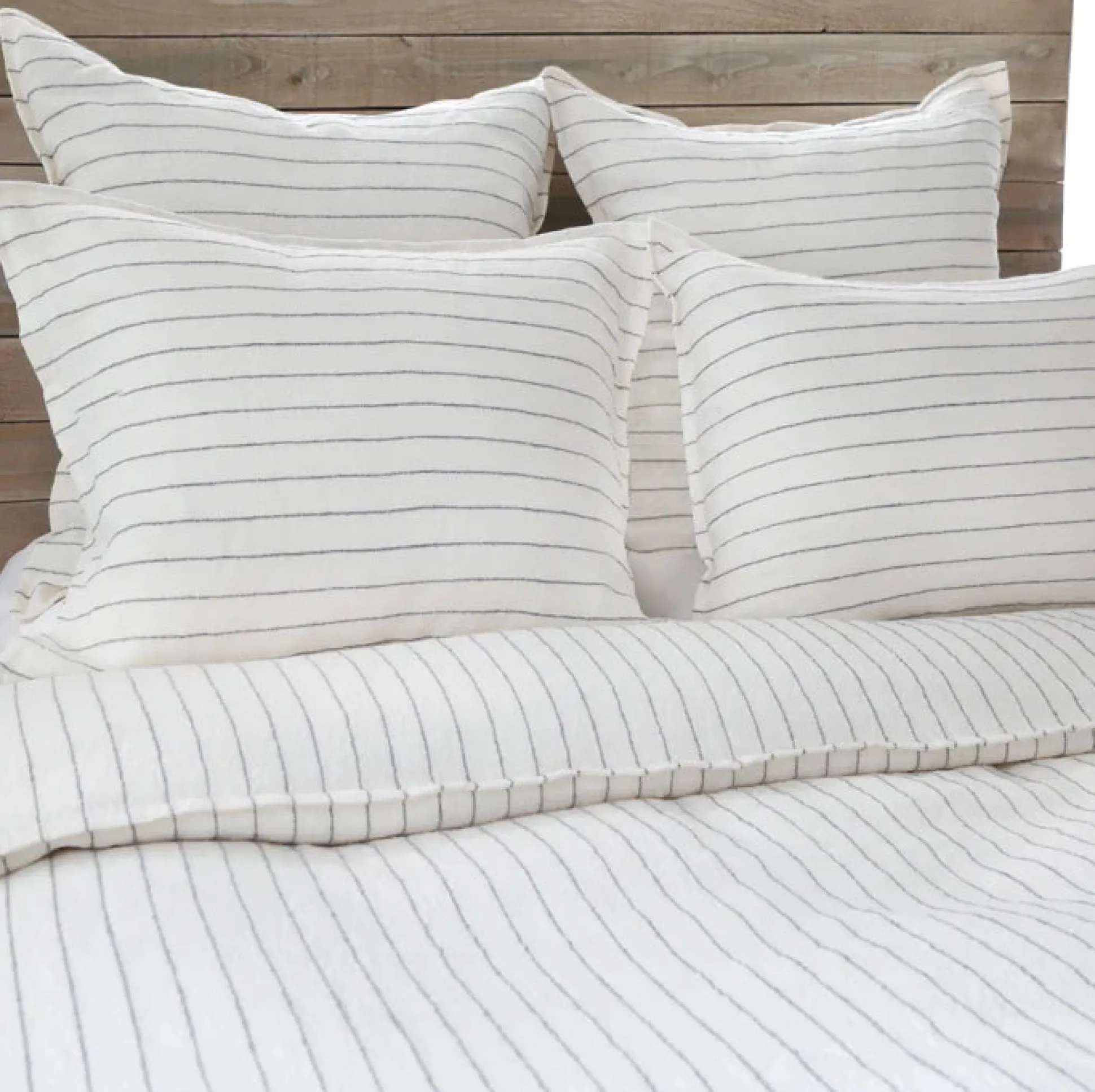 Blake Standard Sham, Cream & Grey^Be Home Sale