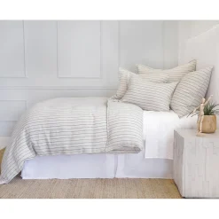 Blake Standard Sham, Flax & Midnight^Be Home Flash Sale