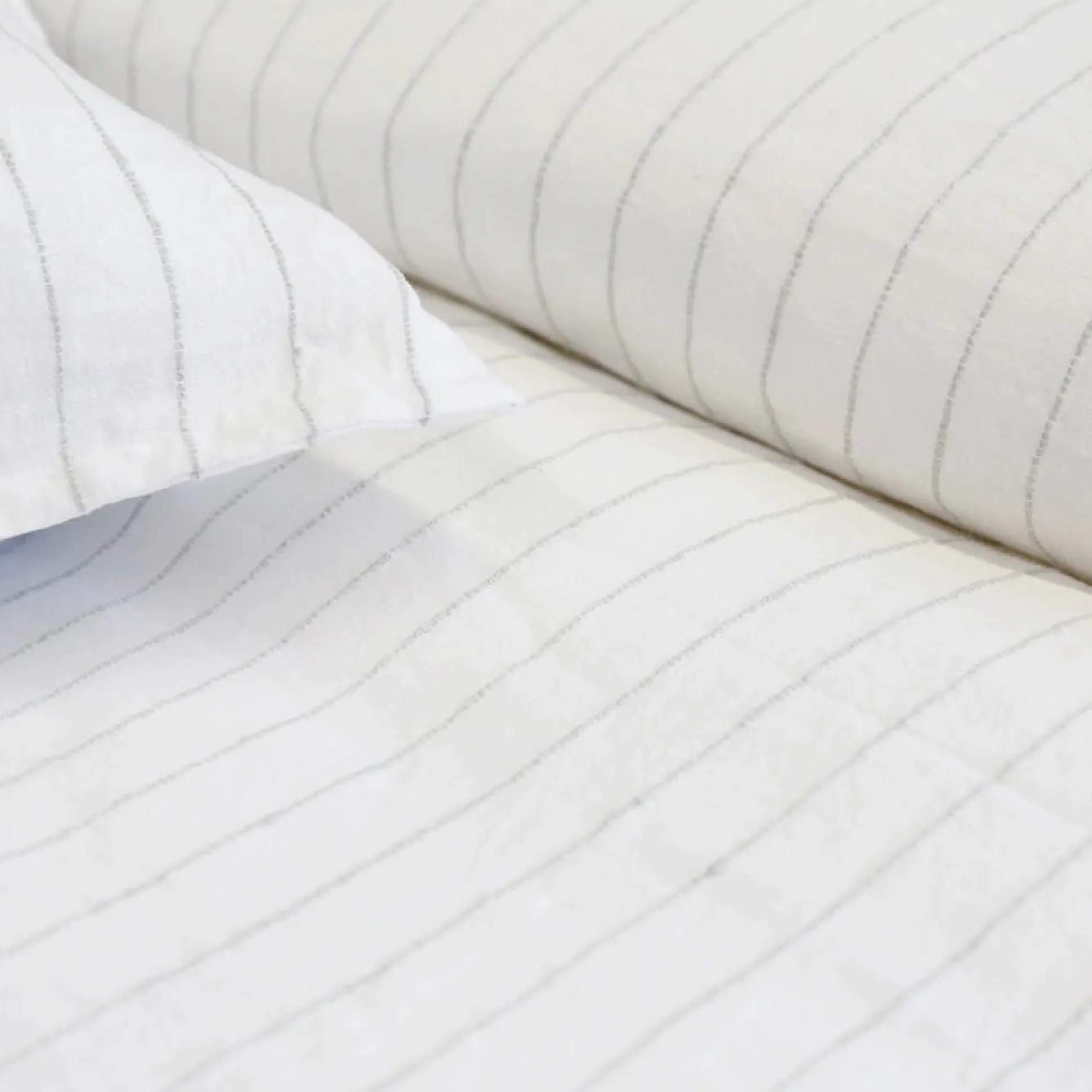 Blake Standard Sham, White & Ocean^Be Home Flash Sale