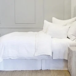 Blake Standard Sham, White & Ocean^Be Home Flash Sale