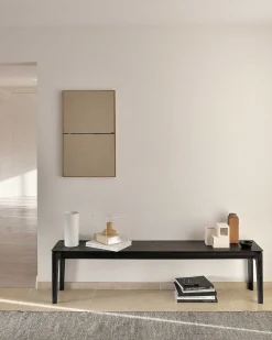 Bok Solid Black Oak Bench, 58