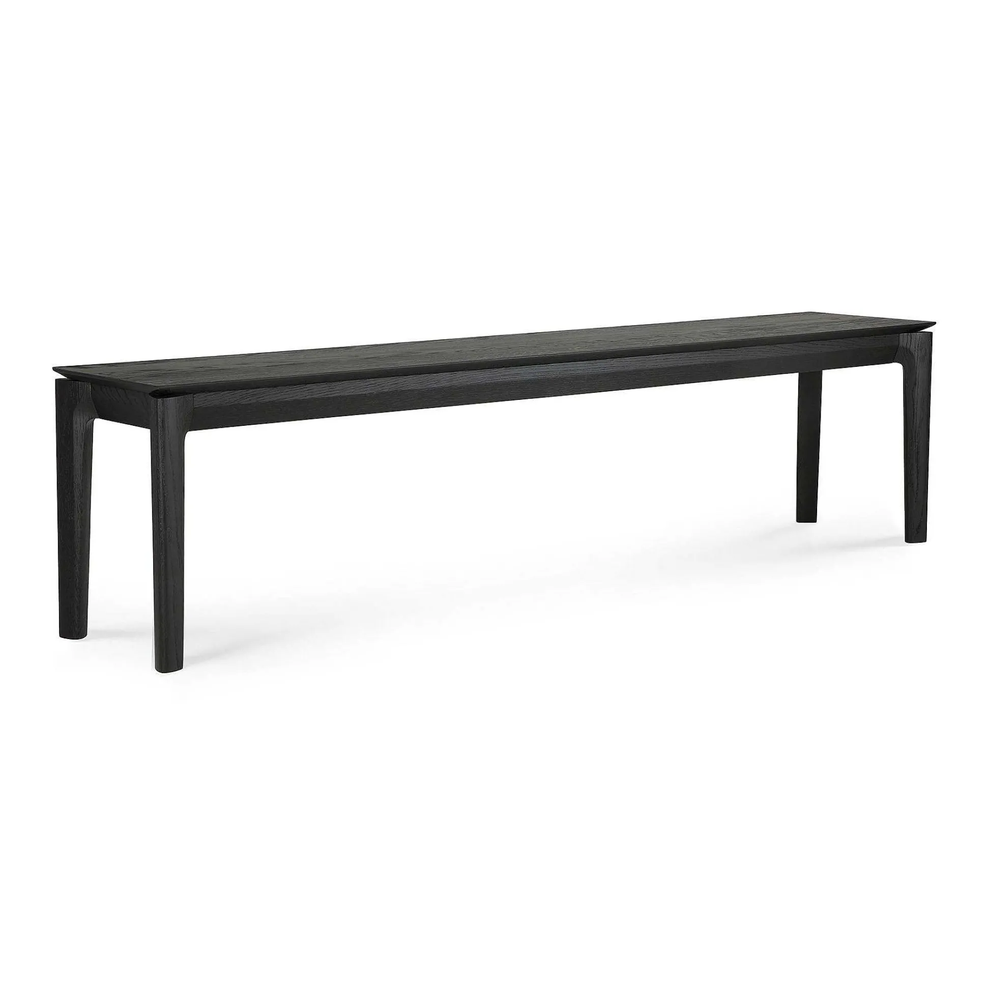 Bok Solid Black Oak Bench, 73"