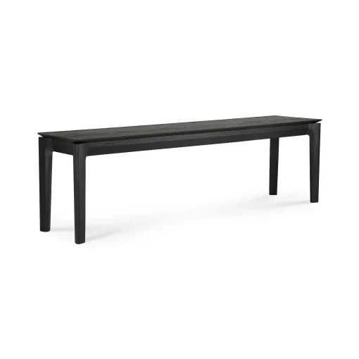 Bok Solid Black Oak Bench, 66"
