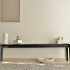 Bok Solid Black Oak Bench, 66
