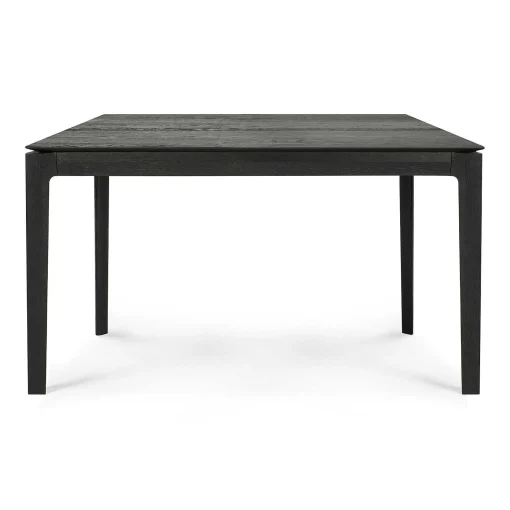 Bok Solid Black Oak Dining Table, 55"