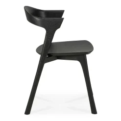 Bok Solid Black Oak Dining Chair