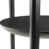Bok Solid Black Oak Side Table