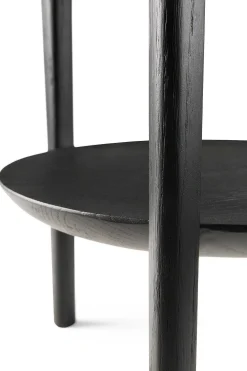 Bok Solid Black Oak Side Table