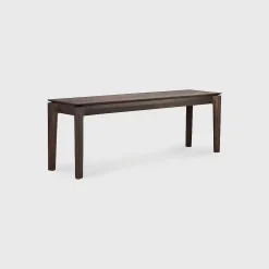 Bok Solid Brown Oak Bench, 50"