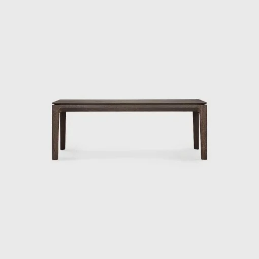 Bok Solid Brown Oak Bench, 58"
