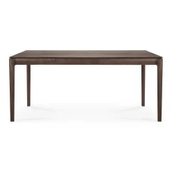 Bok Solid Brown Oak Dining Table, 71