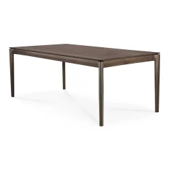 Bok Solid Brown Oak Dining Table, 71