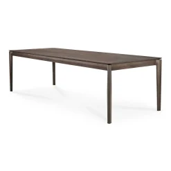 Bok Solid Brown Oak Dining Table, 94.5