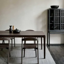 Bok Solid Brown Oak Dining Table, 94.5