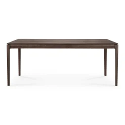 Bok Solid Brown Oak Dining Table, 79"