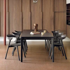 Bok Solid Brown Oak Dining Table, 79