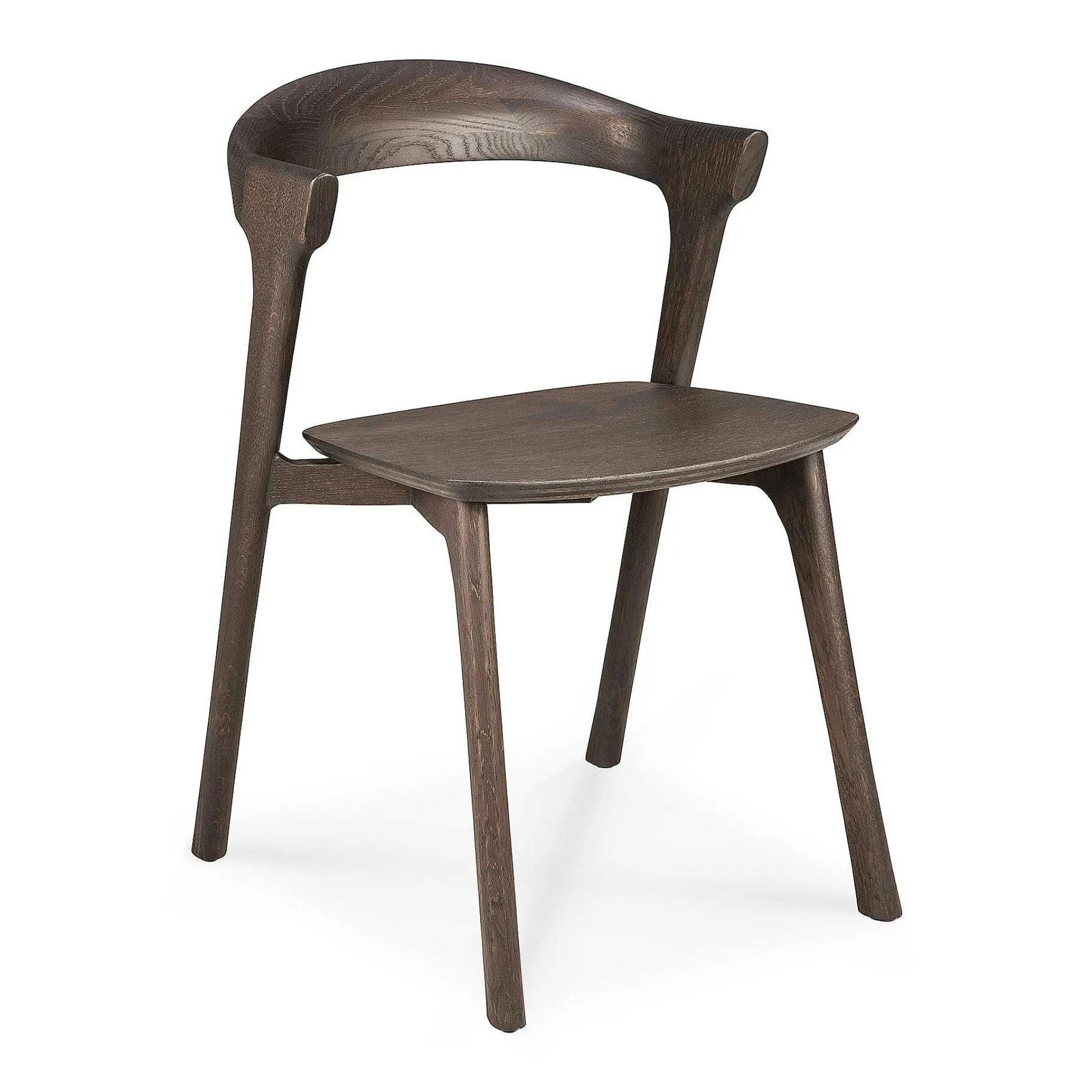Bok Solid Brown Oak Dining Chair