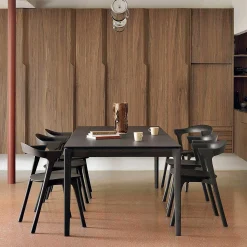 Bok Solid Brown Oak Dining Chair