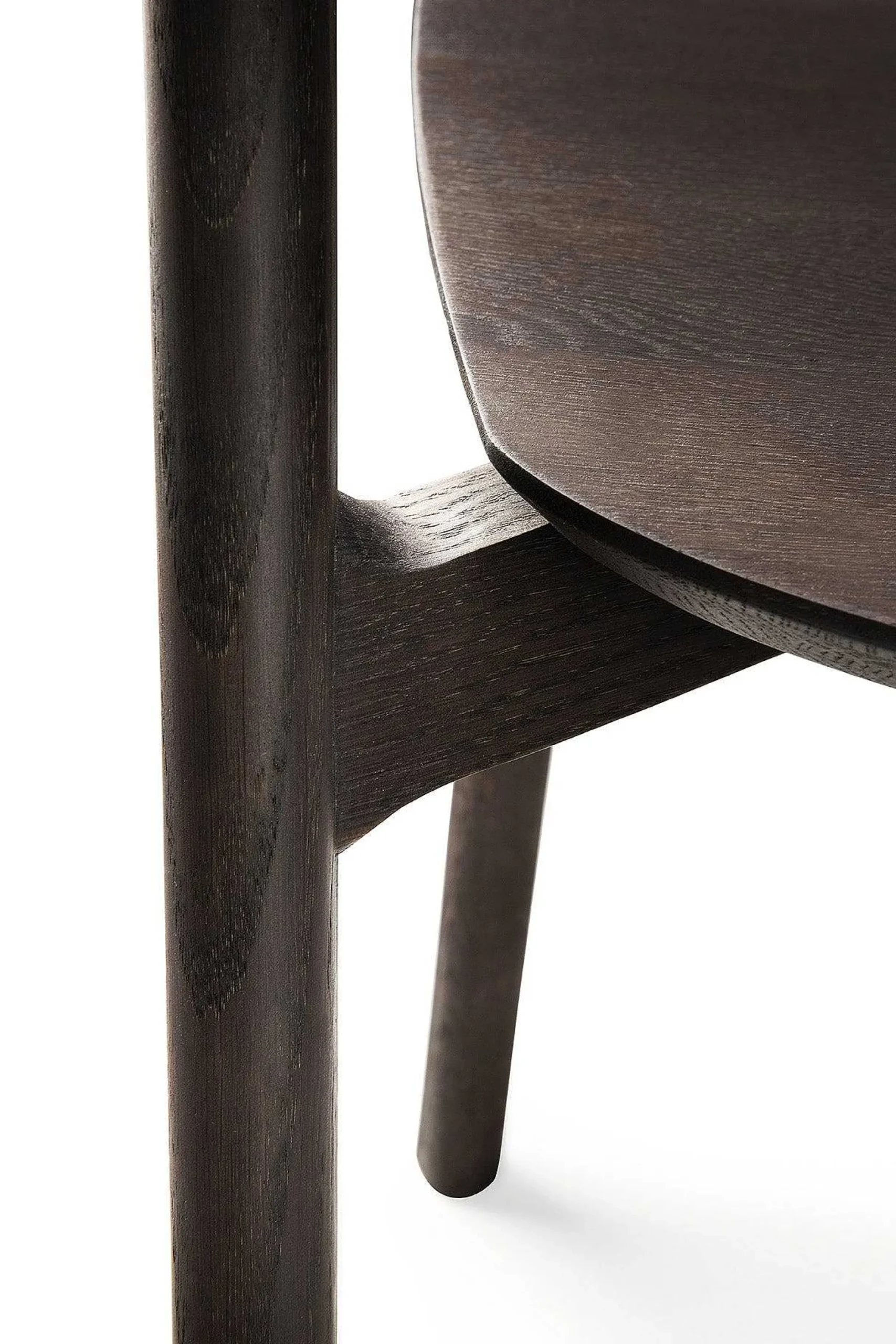 Bok Solid Brown Oak Dining Chair