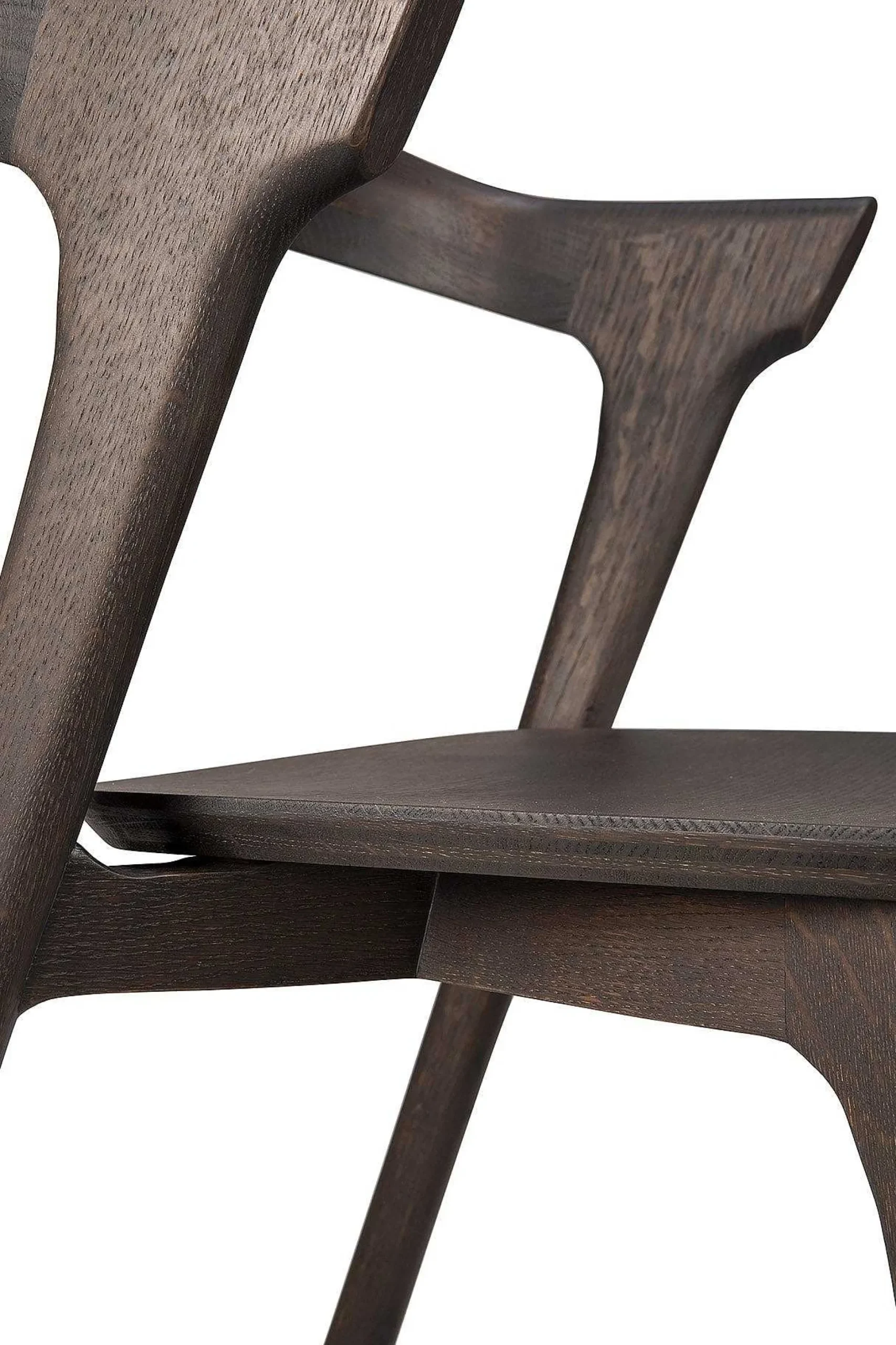 Bok Solid Brown Oak Dining Chair
