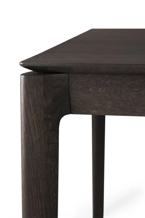 Bok Solid Brown Oak Dining Table, 55"