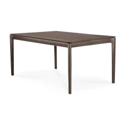 Bok Solid Brown Oak Dining Table, 55