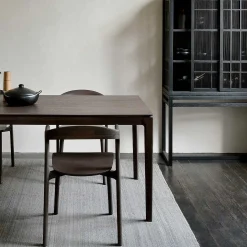 Bok Solid Brown Oak Dining Table, 55