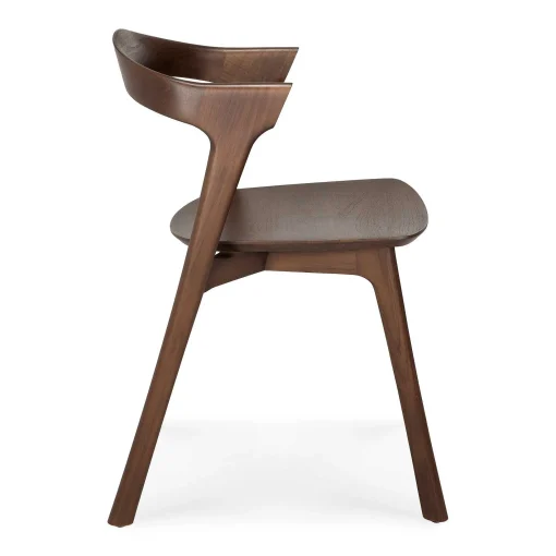 Bok Solid Brown Teak Dining Chair