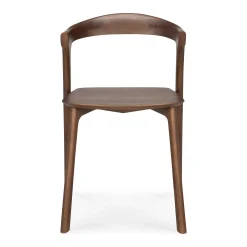 Bok Solid Brown Teak Dining Chair
