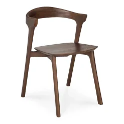 Bok Solid Brown Teak Dining Chair