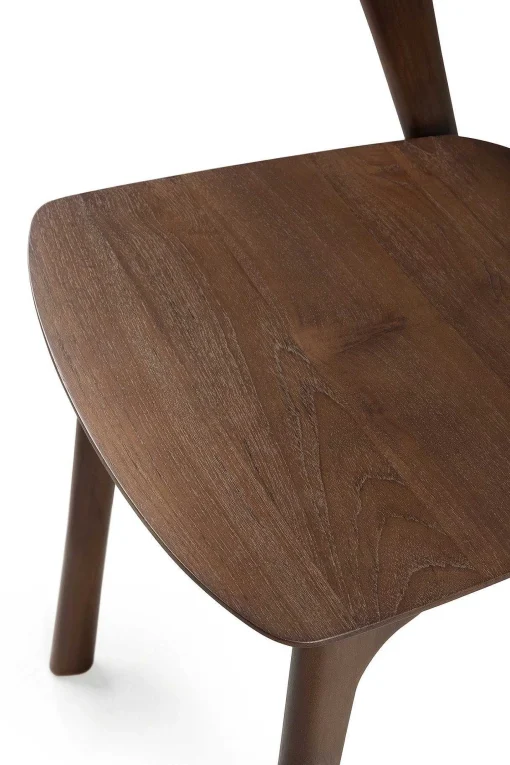 Bok Solid Brown Teak Dining Chair