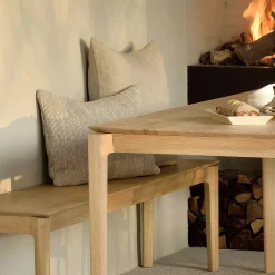 Bok Solid Oak Bench, 50