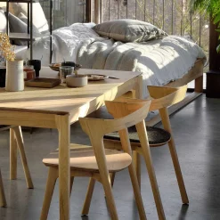 Bok Solid Oak Dining Table, 55"