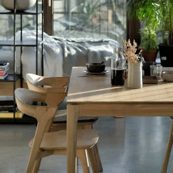 Bok Solid Oak Dining Table, 55"
