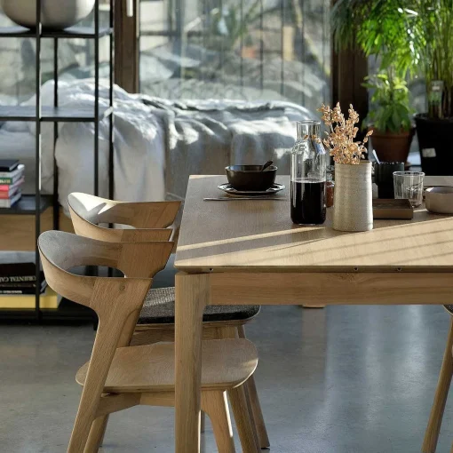 Bok Solid Oak Dining Table, 55"
