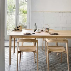 Bok Solid Oak Dining Table, 63