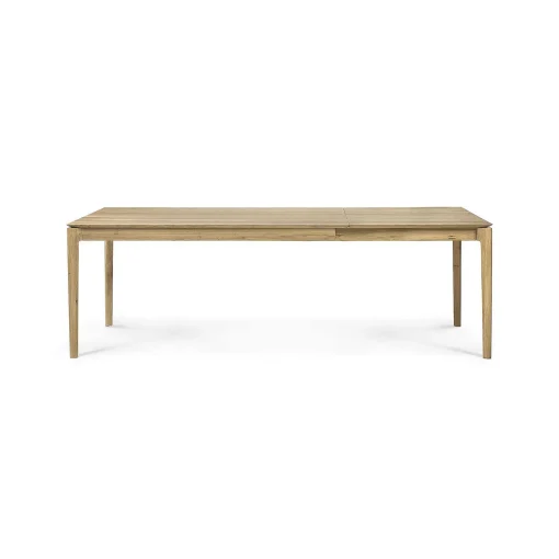 Bok Solid Oak Extendable Dining Table, 63"/ 94"