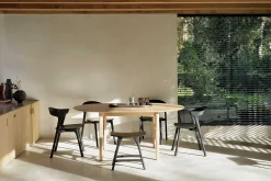 Bok Solid Oak Extendable Dining Table, Round 51