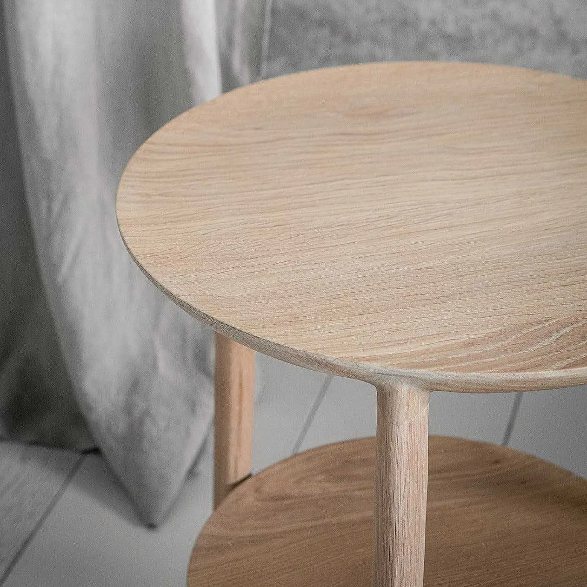 Bok Solid Oak Side Table
