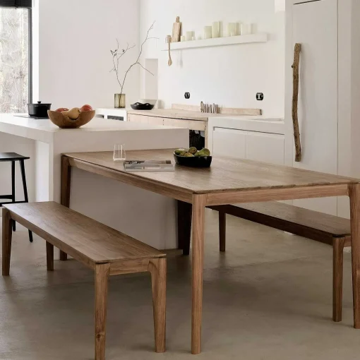 Bok Solid Teak Bench, 50"