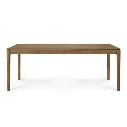 Bok Solid Teak Dining Table, 79"
